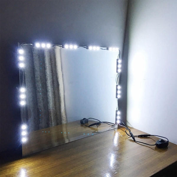 1.5M SMD5630 Waterproof White LED Module Strip Light Kit Mirror Signage Lamp + Adapter DC12V