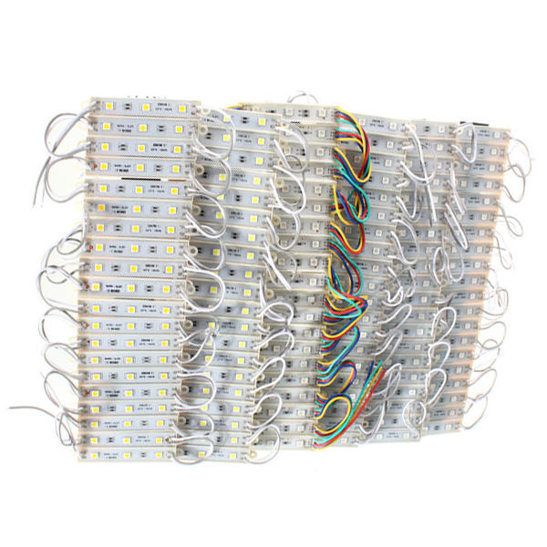 20 Pieces 5050 SMD 60 LED Module Rigid Strip String Light Multi-Colors Waterproof DC 12V