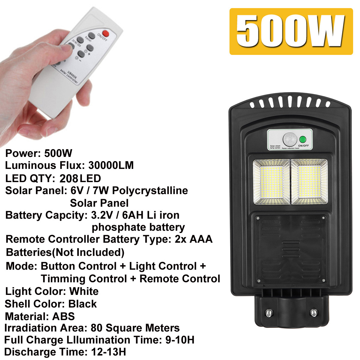 500-2500W-208-624-LED-Solar-Street-Light-PIR-Motion-Sensor-Wall-Lamp-with-Remote-1704888-3