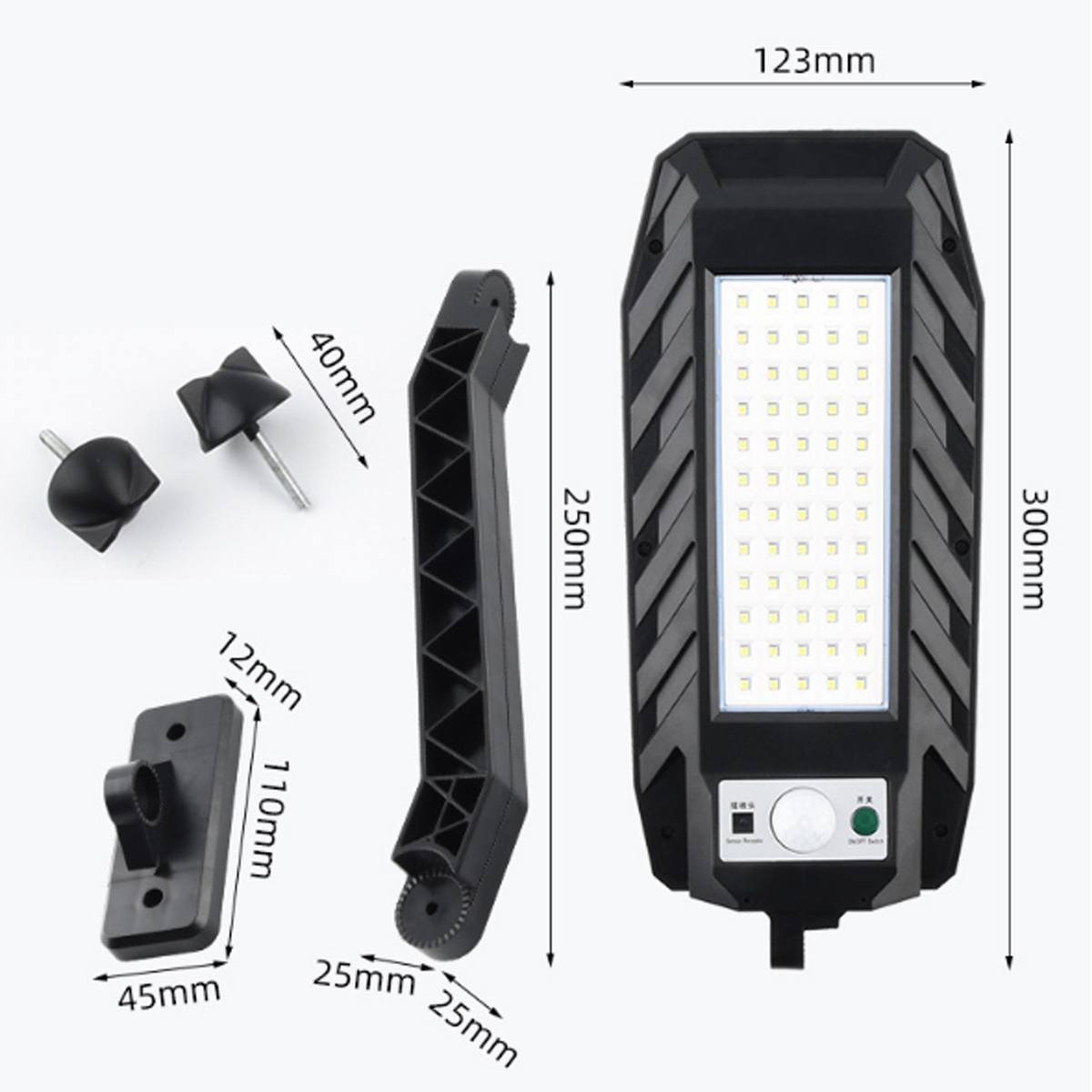 Solar-Street-Light-Wall-LED-Motion-Powered-Outdoor-Sensor-PIR-Garden-1678235-12