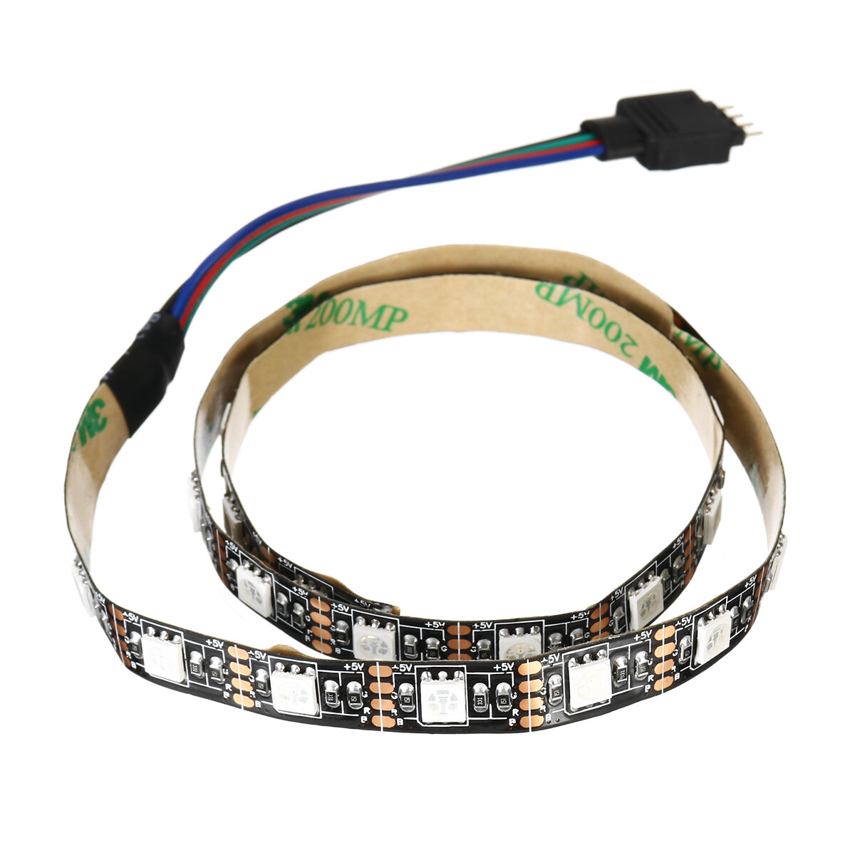 0.5/1/3/5M 5050 SMD RGB LED Strip Light Non-waterproof Indoor Lamp Home Decor + 44 Key Remote Control DC5V