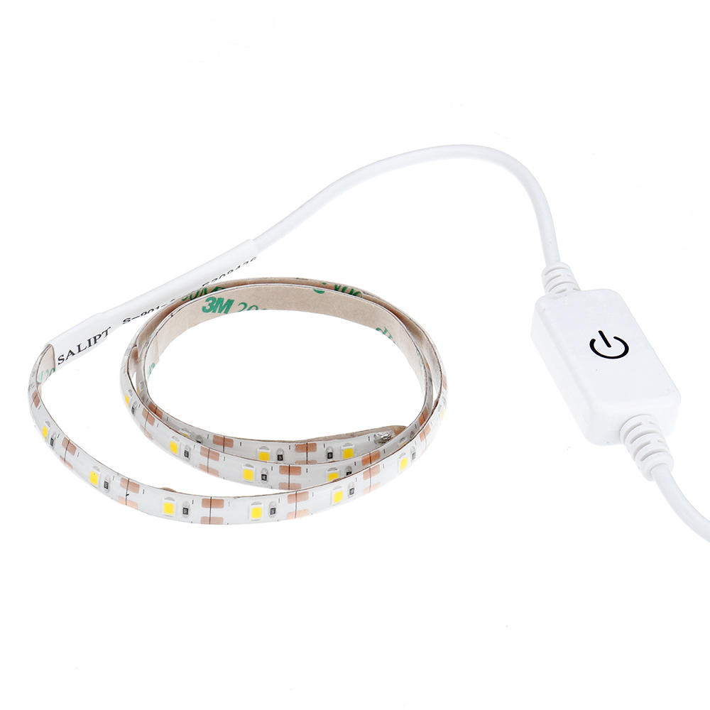 0.5M USB Powered Waterproof LED Strip Light With Touch Dimmer Switch for Outdoor Home Decor DC5V