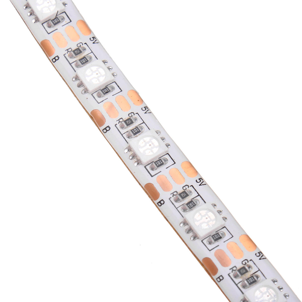 0.5M/1M/1.5M/2M/3M/4M Music Sound Activated Waterproof RGB 5050 LED Strip Light Kit DC5V