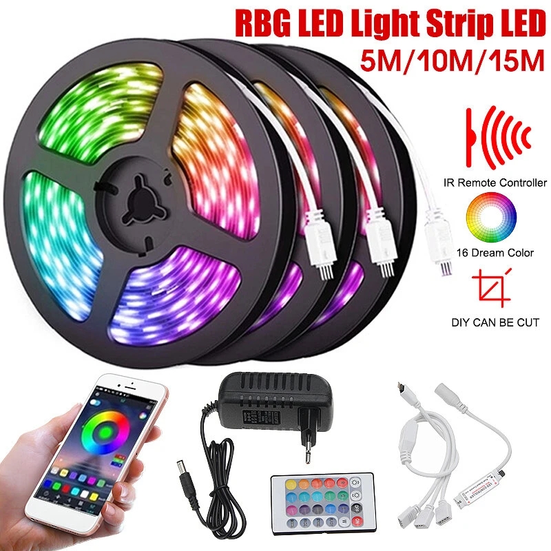 12V-LED-Light-Strip-15M-5050-RGB-LED-Tape-Lights-RGB-Rope-Lights-16-Milions-Colors-Flexible-Changing-1826992-4