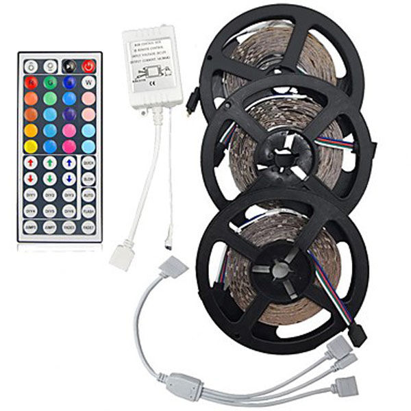 15M-SMD3528-Non-Waterproof-RGB-900-LED-Strip-Light-Kit--44-Keys-Controller--Cable-Connector-DC12V-1139756-2