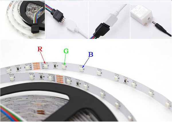 15M-SMD3528-Non-Waterproof-RGB-900-LED-Strip-Light-Kit--44-Keys-Controller--Cable-Connector-DC12V-1139756-5