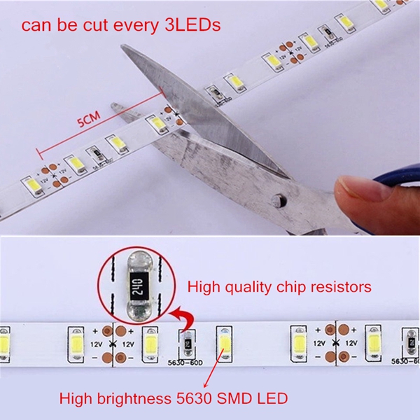 3M-36W-DC-12V-180-SMD-5630-Waterproof-WhiteWarm-WhiteRedGreenBlue-LED-Strip-Flexible-Light-1040176-6