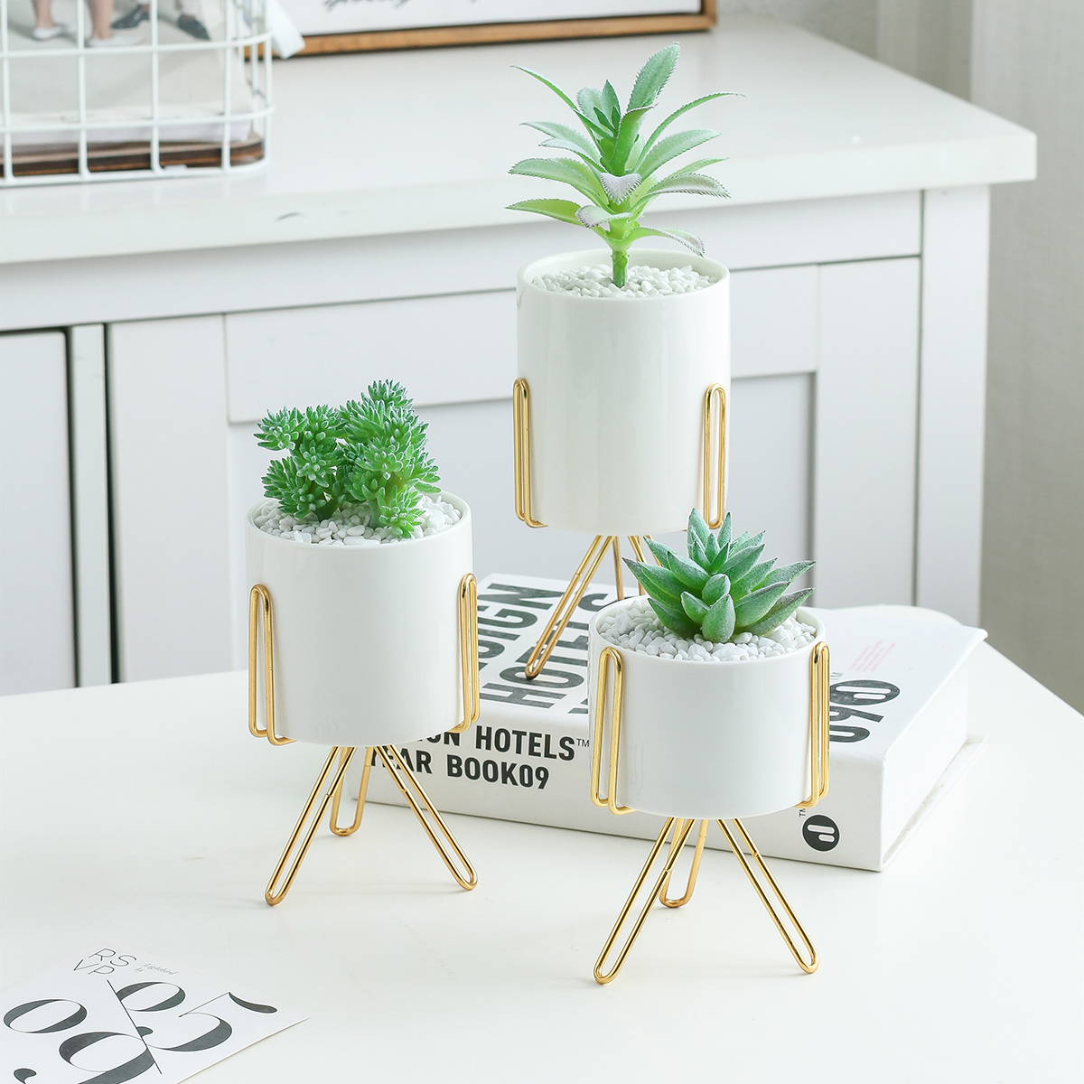 Iron-Wire-Metal-Rack-Ceramic-Succulent-Plant-Flower-Pot-Cactus-Holder-Home-Office-Desktop-Decor-1623194-3