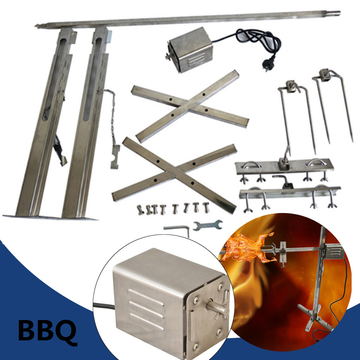 220V-15W-Stainless-Steel-Portable-Rotisserie-Grill-Spit-Tripod-BBQ-Lamb-Camping-Roaster-BBQ-Grill-1411901-3