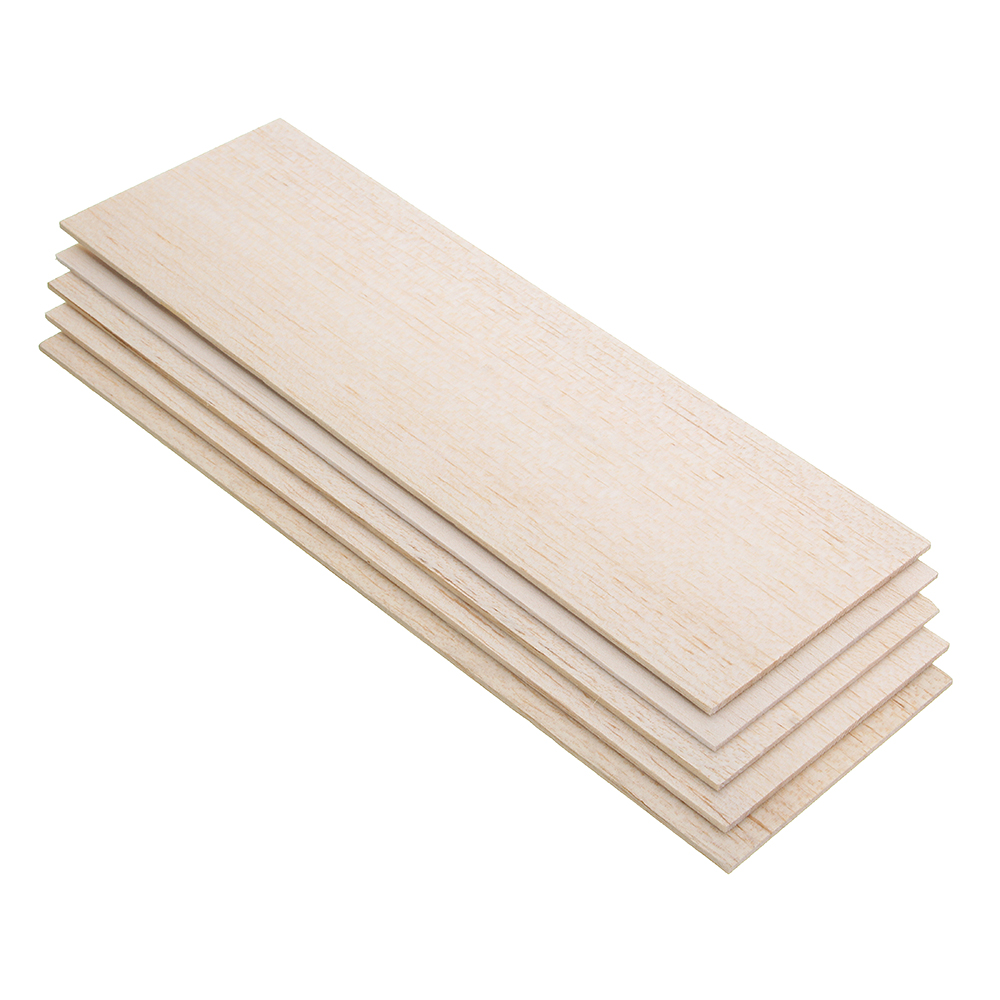 310x100mm-5Pcs-Balsa-Wood-Sheet-7-Thickness-Light-Wooden-Plate-for-DIY-Airplane-Boat-House-Ship-Mode-1364498-2