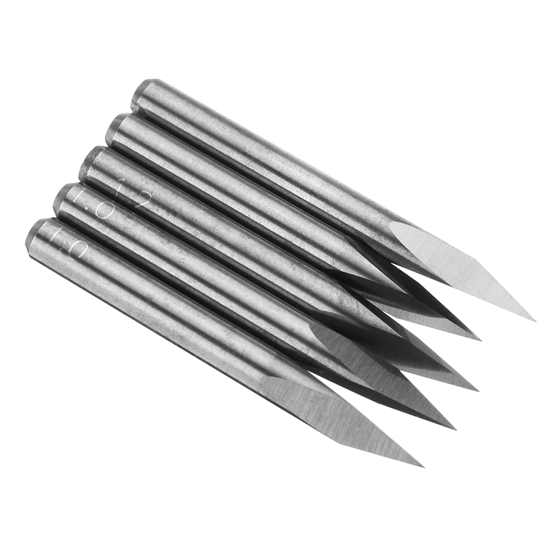 5Pcs-Pyramid-Engraving-Drill-Bit-3175mm-Shank-25-Degree-01mm-Tip-for-EleksMill-Engraver-CNC-Router-1273127-7