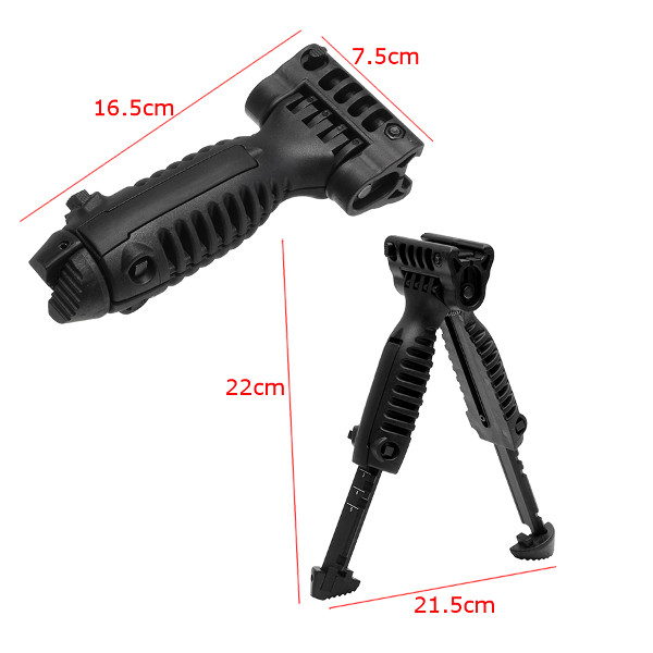 Tactical-Bipod-Stand-Foregrip-Adjustable-Vertical-Tripod-20mm-Rail-Mount-5-Length-1185590-6