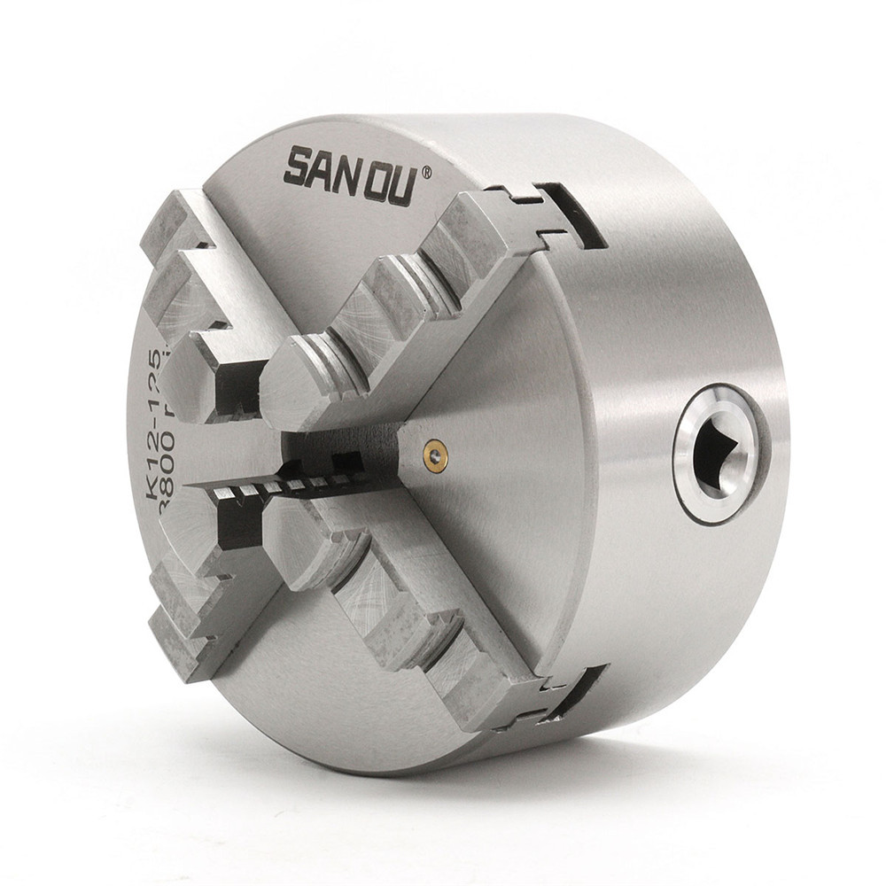 SANOU-K12-125-125mm-4-Jaw-Self-Centering-Lathe-Chuck-with-Key-1137295-3