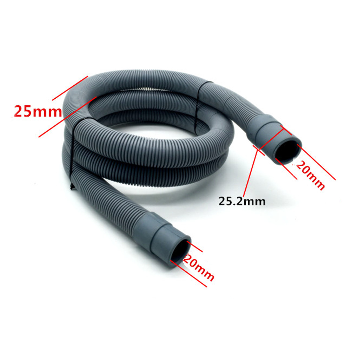 Extension-Drain-Hose-Water-Pipe-For-Hotpoint-Washing-Machine-25M-1348876-7