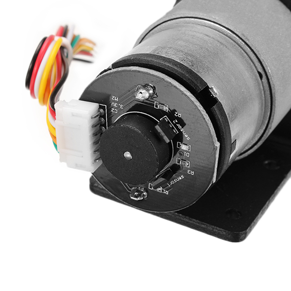 12V-320rpm12V-107rpm6V-160rpm-DC-Gear-Motor-Encoder-Motor-with-Mounting-Bracket-and-Wheel-1059966-10