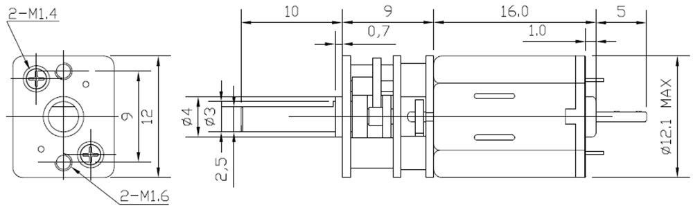 Chihai-CHF-GM12-N20VA-DC-12V-Double-Shaft-Gear-Motor-Reducer-Reduction-Motor-1476199-10