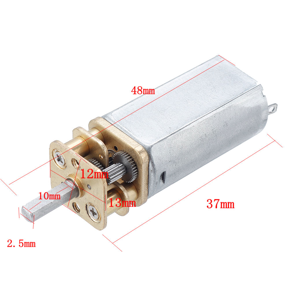 Machifit-DC-12V-30-400rpm-13GA050-Reduction-Gear-Motor-For-Lifts-Robotic-Arms-Robots-Electronic-Toys-1721322-3