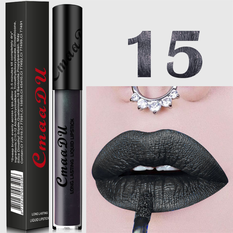 Cmaadu-Metal-Matte-Lip-Gloss-Makeup-Lipstick-Sexy-Sequin-Waterproof-Long-Lasting-Blue-Cosmetic-1180018-12