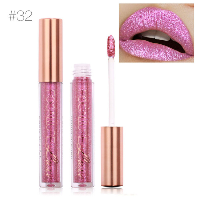 FOCALLURE-6-Colors-Metallic-Matte-Lip-Gloss-Liquid-Diamond-Glitter-Lipsticks-Cosmetics-Makeup-1147080-5