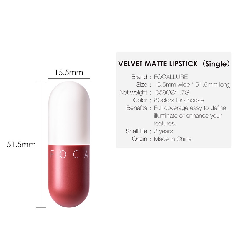 FOCALLURE-8-Colors-Matte-Lipstick-Long-lasting-Moisturizing-Non-Fade-Lip-Makeup-1775620-9