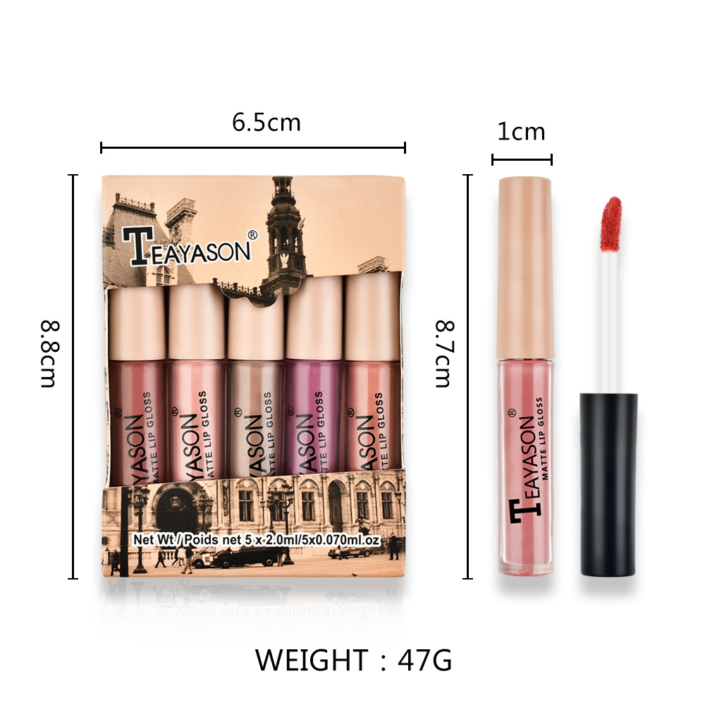 Matte-Lip-Gaze-Five-Mini-Boxing-lip-gloss-Lip-Stick-1635222-5