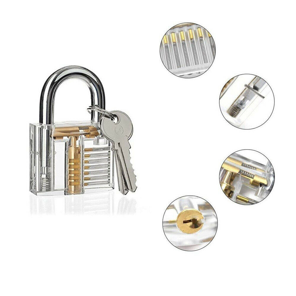 19 Pcs Stainless Steel Lock Set Gift Kits Lock Repair Sets for Door Lock