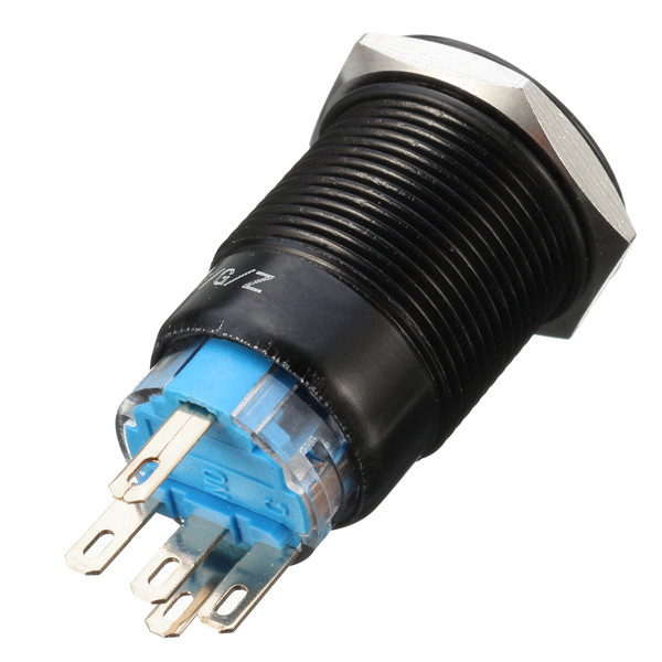 12V-19mm-Self-locking-Push-Button-Switch-Ring-LED-Flat-Head-5-Pins-Waterproof-Switch-1213167-4