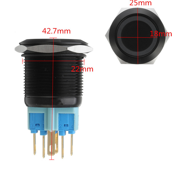 12V-22mm-6-Pin-Self-locking-Latching-Switch-Led-Light-Metal-Push-Button-Switch-1162670-1