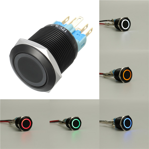 12V-22mm-6-Pin-Self-locking-Latching-Switch-Led-Light-Metal-Push-Button-Switch-1162670-2