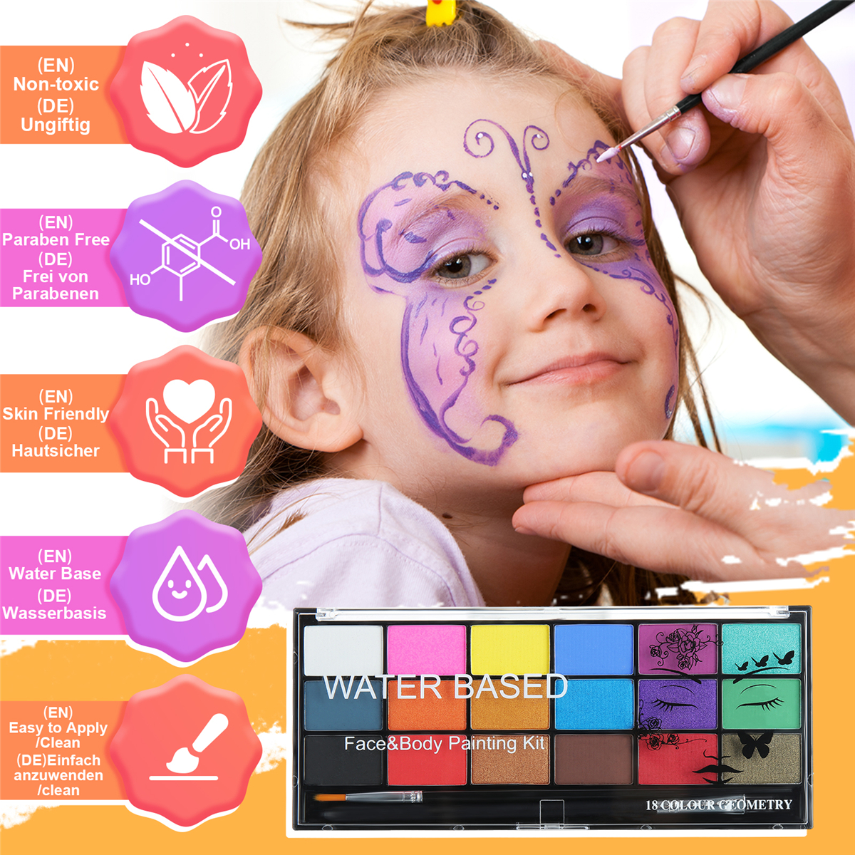 JANOLIA-18-Colors-Face-Paint-Kit-Face-Body-Tattoo-Paint-for-Music-Festivals-Parties-Halloween-1940047-3