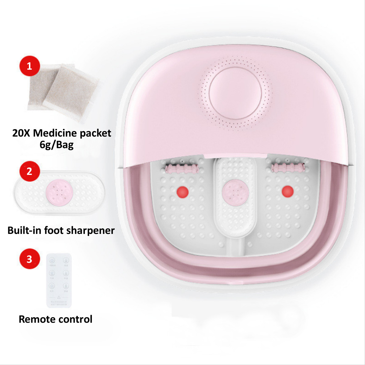 110V-Foldable-Foot-Spa-Bath-Massager-Red-Light-Motorized-Electric-Feet-Tub-Shower-57L-1777297-12