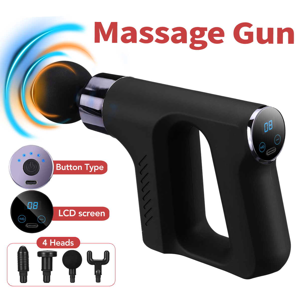 4-Heads-Electric-Massage-Gun-LCD-Touch-Sports-Muscle-Relaxing-Massager-5-gear-Deep-Tissue-Musle-Mass-1930940-2