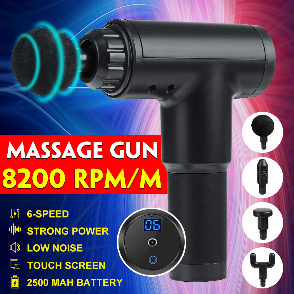 7200rpm-2500mah-LCD-Electric-Fascia-Massager-6-Speeds-Muscle-Pain-Relief-Therapy-Device-W-4-Head-1733373-1