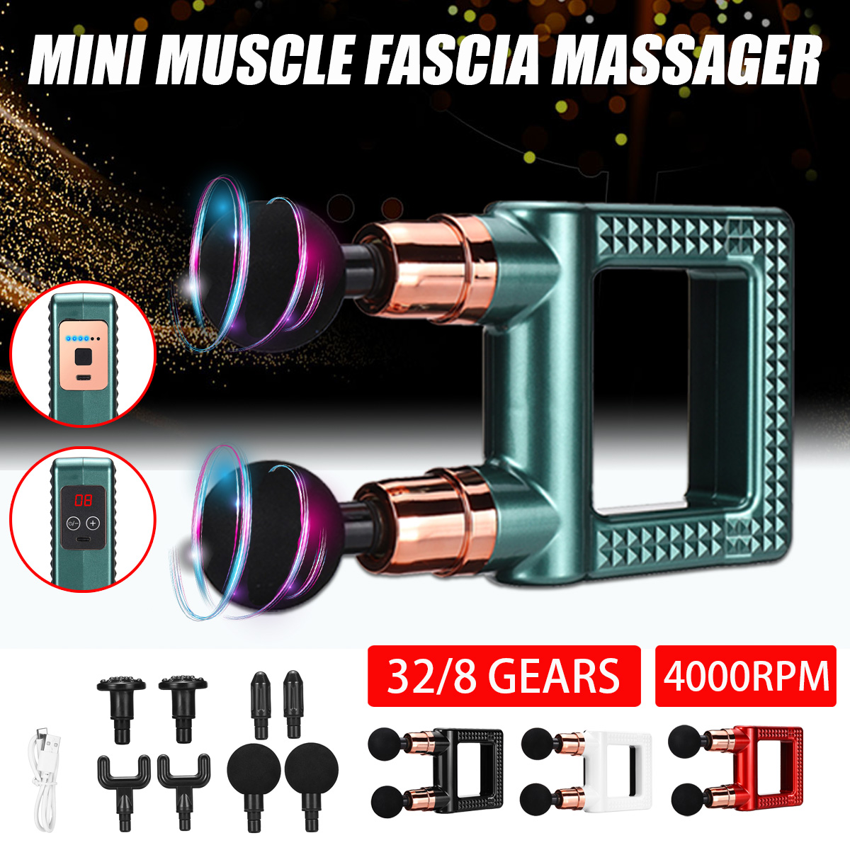 832-Gear-Adjustment-Fascia-Massage-Gun-Double-headed-USB-Vibration-Massager-Low-Noise--Mini-Electric-1930941-1