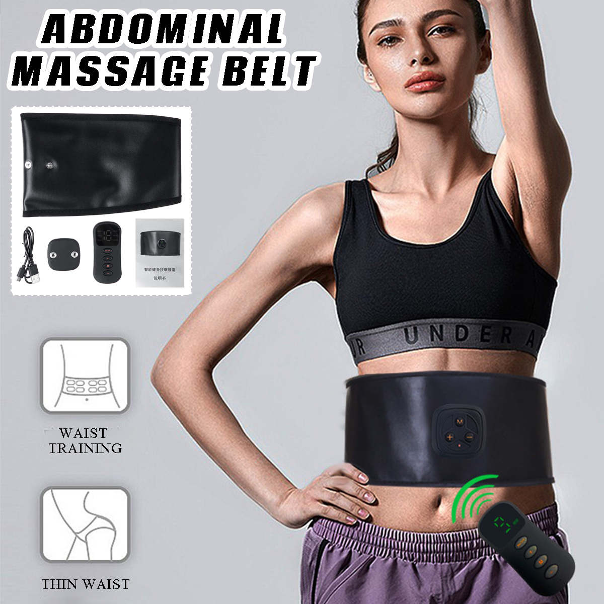 USB-Charging-Abdominal-Muscle-Massager-Belt-6-Modes-Fitness-Exercise-Tool-Body-Shaper-1744362-1