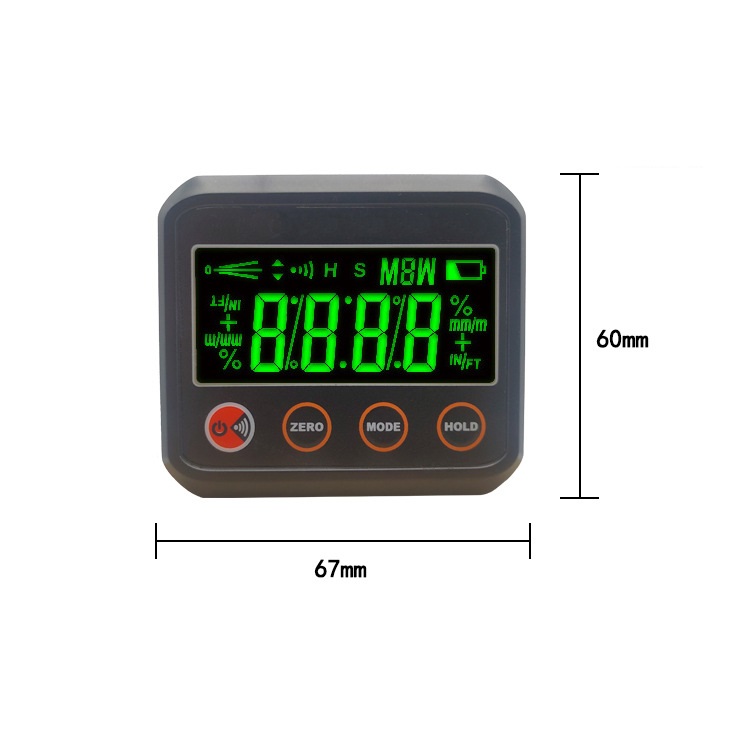 DL1912--4-x-90deg-Digital-Protractor-Angle-Finder-Bevel-Box-with-Magnetic-Base-and-Backlight-for-Woo-1917421-2