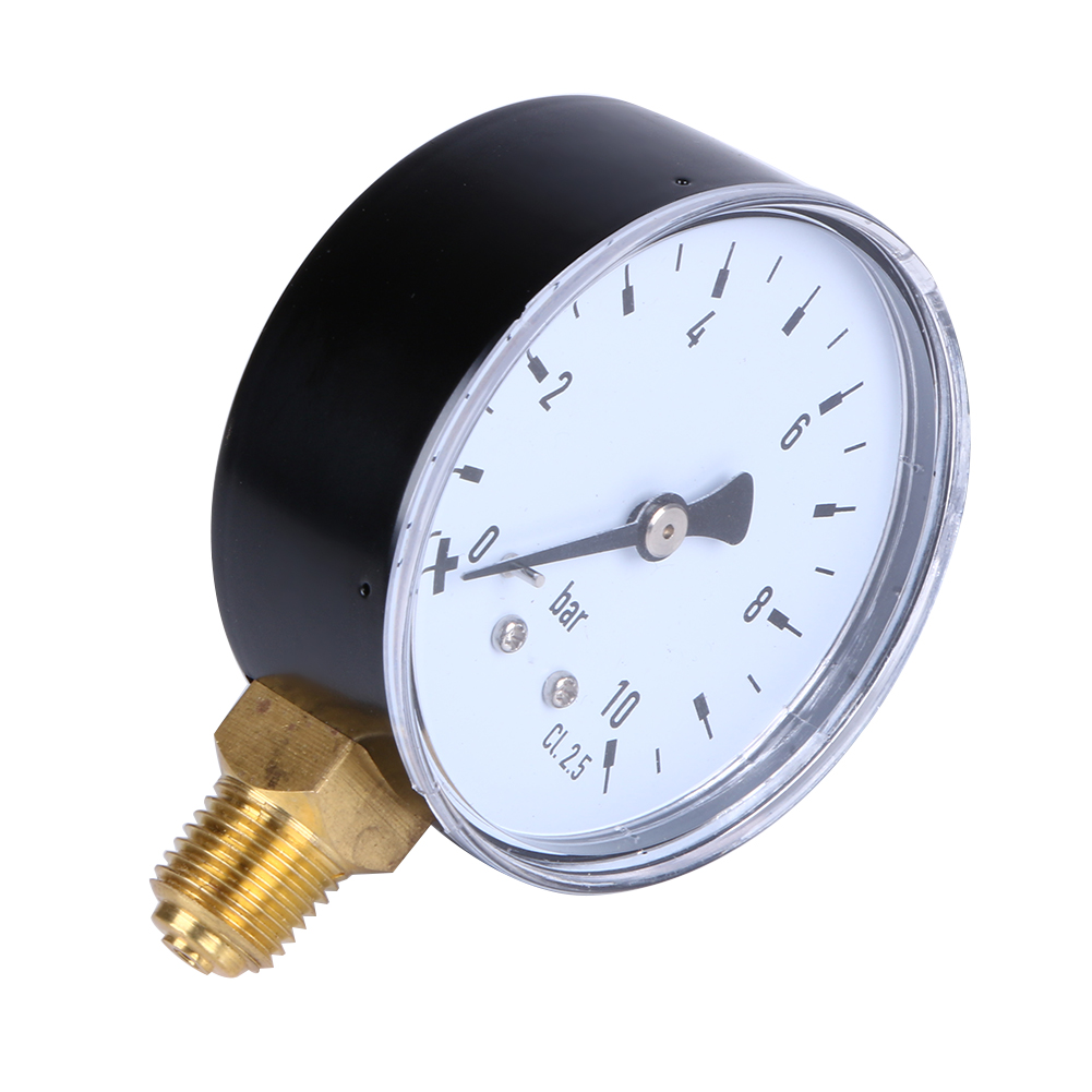 TS-60-10-14-Inch-NPT-Side-Mount-10-Bar-Metal-Water-Oil-Air-Compressor-Pressure-Gauge-Manometer-Press-1443038-4