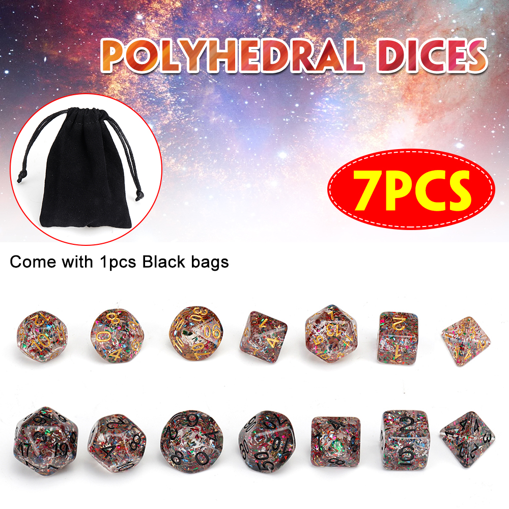 7pcs-Polyhedral-Dice-for-Dungeons-and-Dragons-Party-Game-Toy-With-Bag-1665729-1