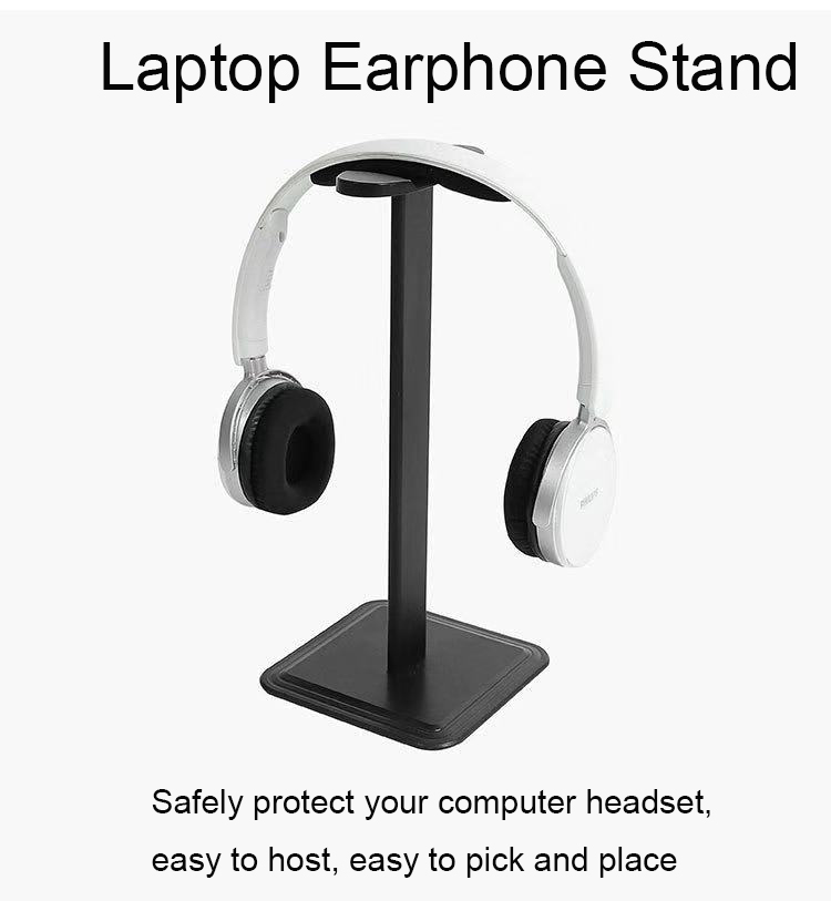 Black-Style-Simple-Stretchable-Headset-Stand-For-Laptop-Earphone-1656828-1