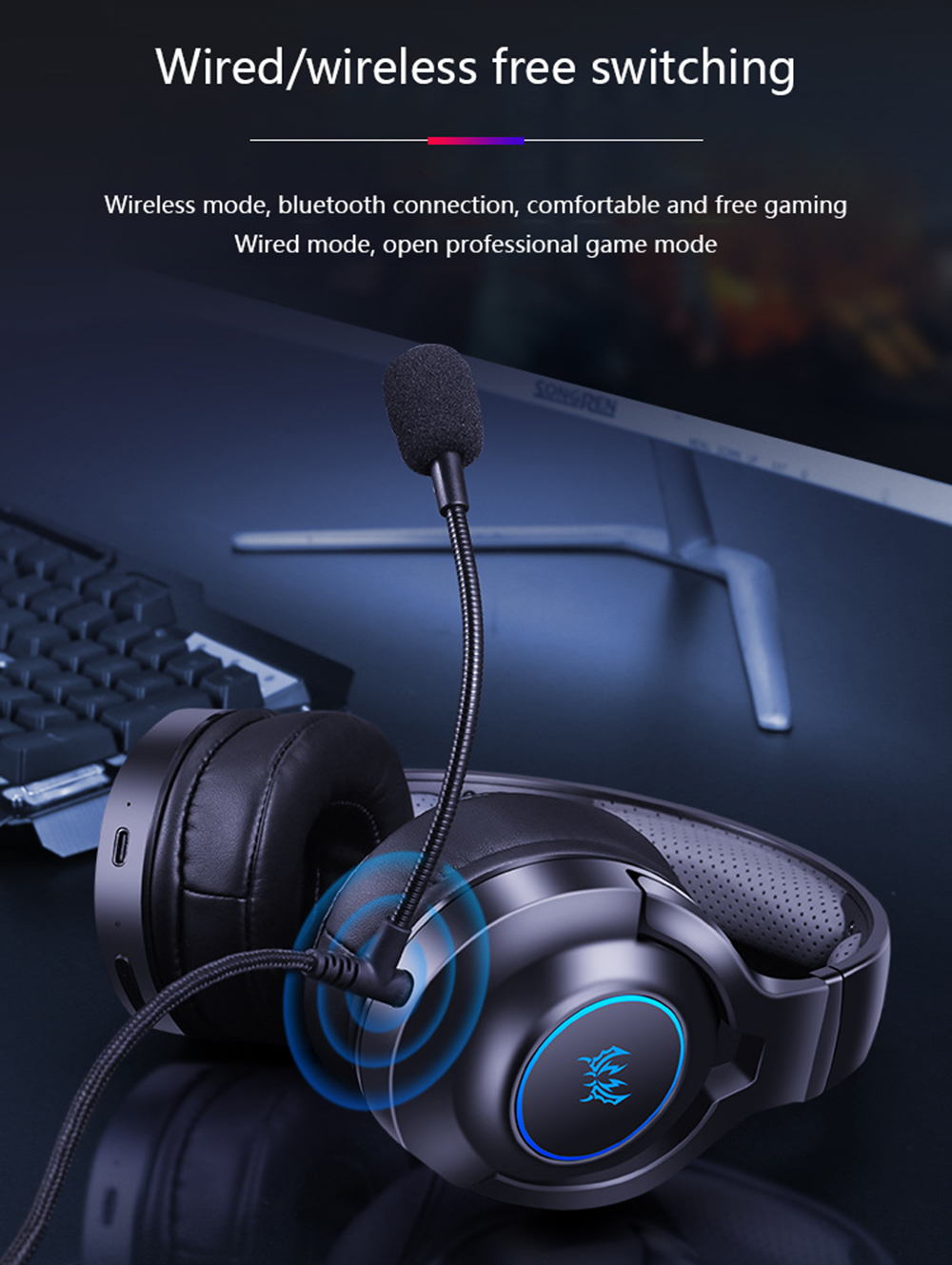 KOTION-EACH-B3520-bluetooth50-Gaming-Headset-Wired-Wireless-40mm-Driver-Unit-10m-Unimpeded-Connectio-1817350-2