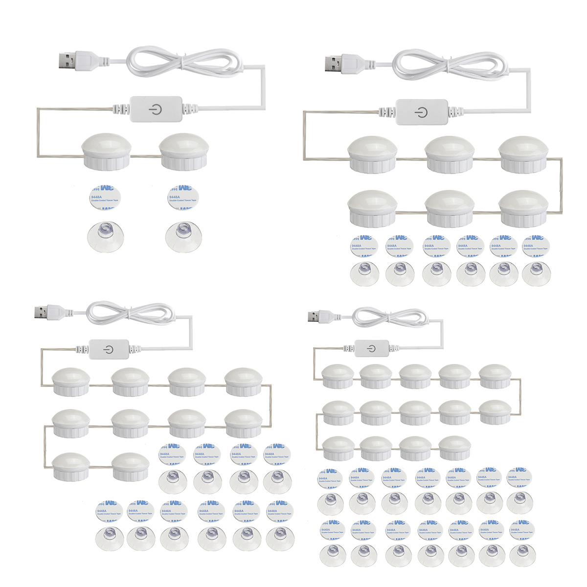 261014-Bulbs-LED-Vanity-Dimmable-Mirror-Lamp-Lights-Kit-for-Makeup-Hollywood-1843098-10