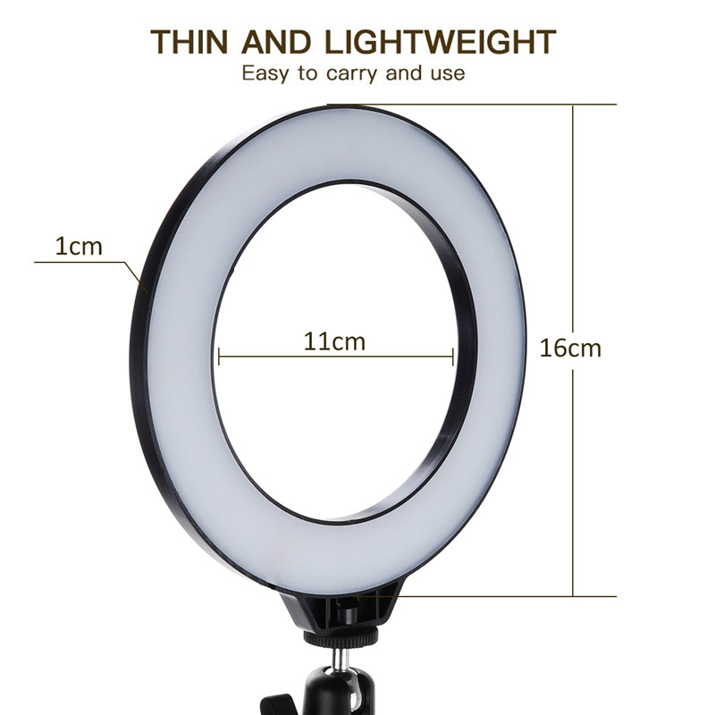 Dimmable-LED-Ring-Light-KitLight-Stand-6500K-Camera-Photo-Video-Desktop-Lamp-1640555-6