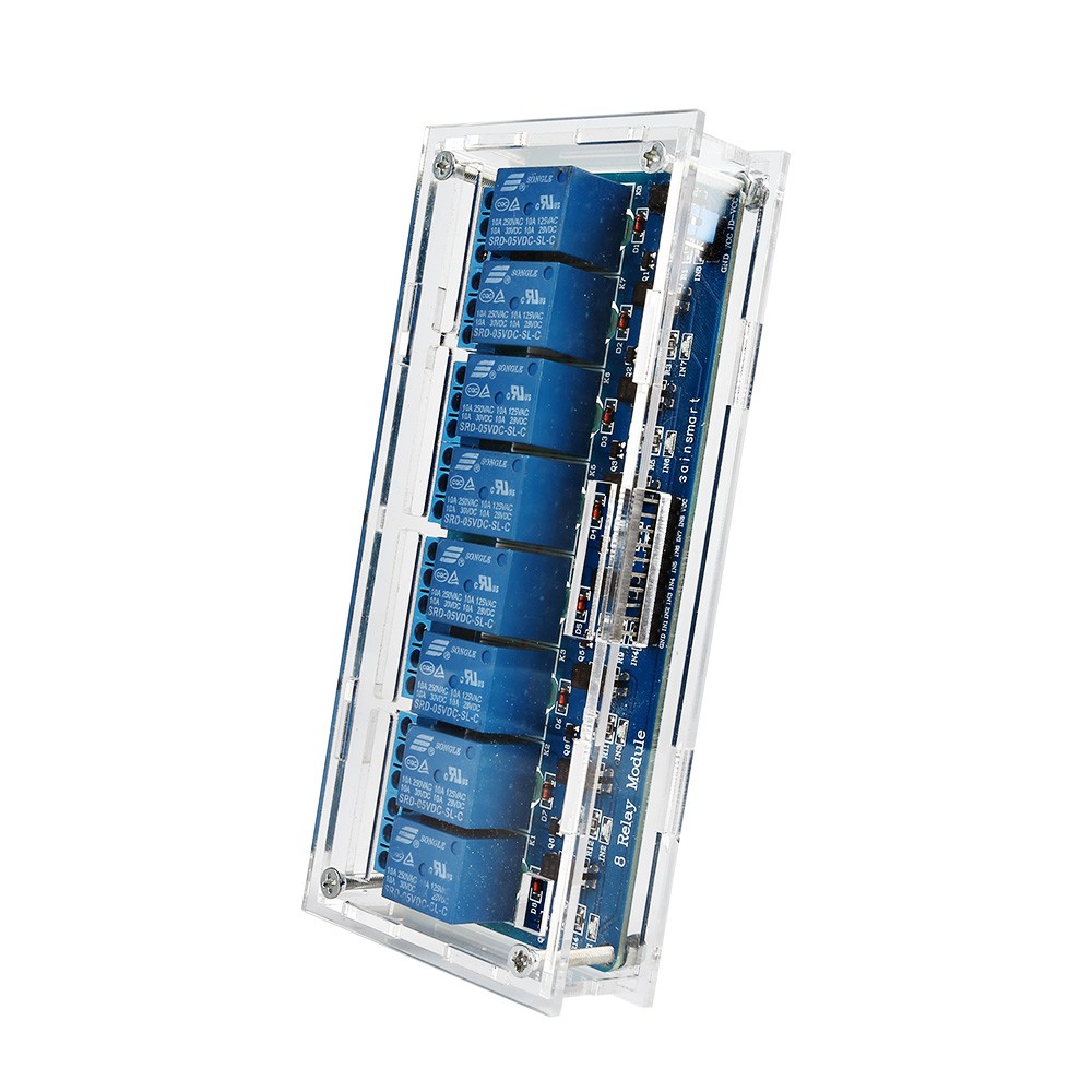 3Pcs-Transparent-Acrylic-Case-Protective-Housing-For-8-Channel-Relay-Module-1204789-1