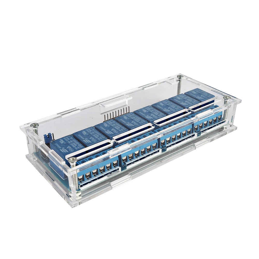 3Pcs-Transparent-Acrylic-Case-Protective-Housing-For-8-Channel-Relay-Module-1204789-2