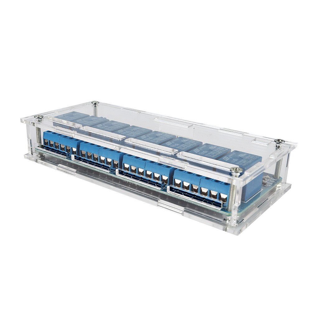 3Pcs-Transparent-Acrylic-Case-Protective-Housing-For-8-Channel-Relay-Module-1204789-3