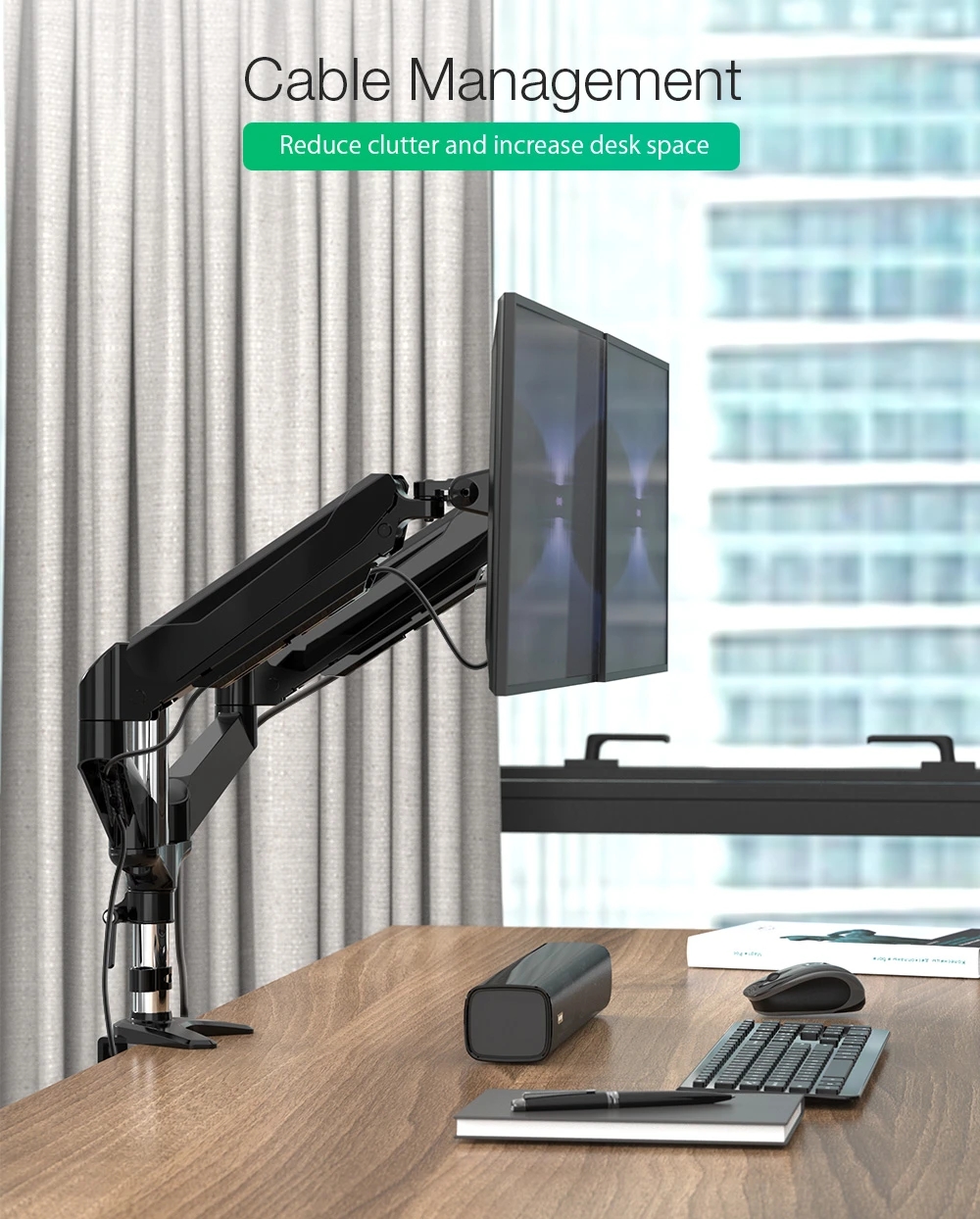 BlitzWolfreg-SingleDual-Monitor-Stand-Arms-Mount-32quot-Monitor-Stand-Spring-Arm-Height-Adjustable-f-1966285-9