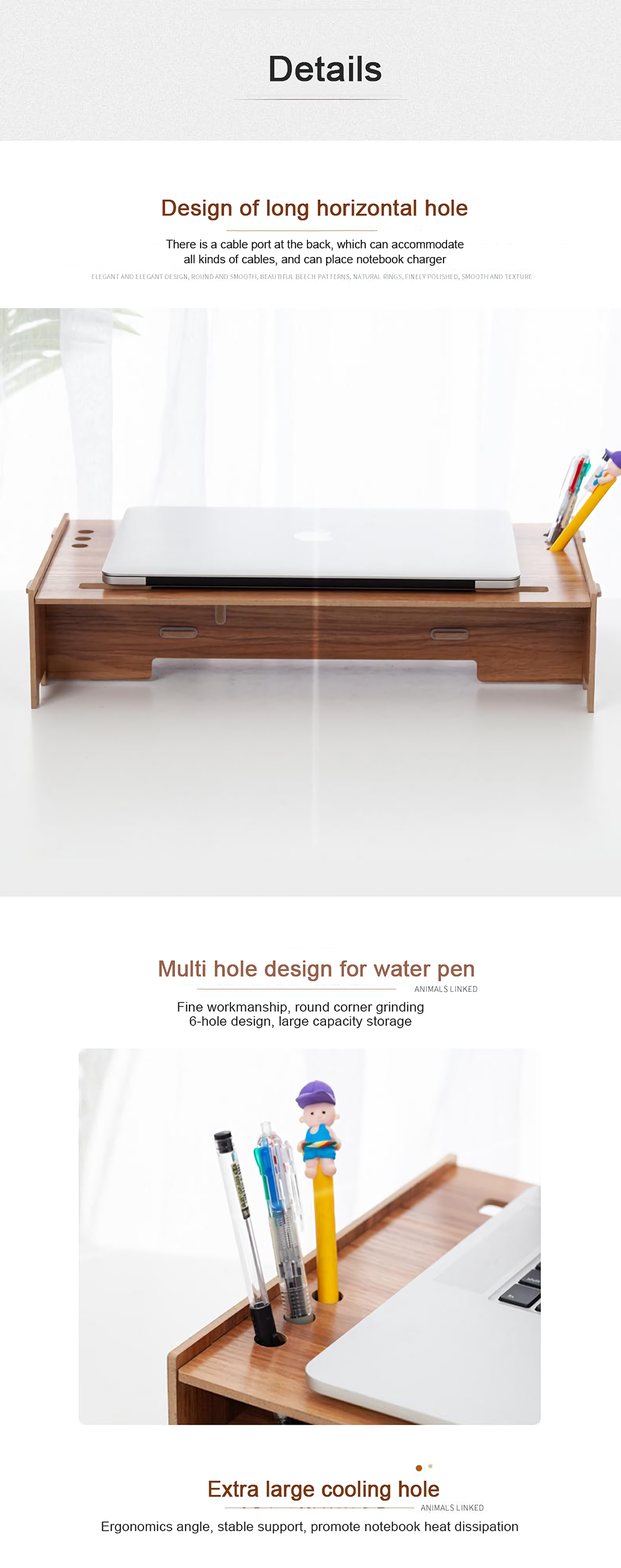 DIY-Wooden-Computer-Laptop-Stand-Holder-Monitor-Riser-Desk-Organizer-Stand-Base-with-Storage-Organiz-1801670-3