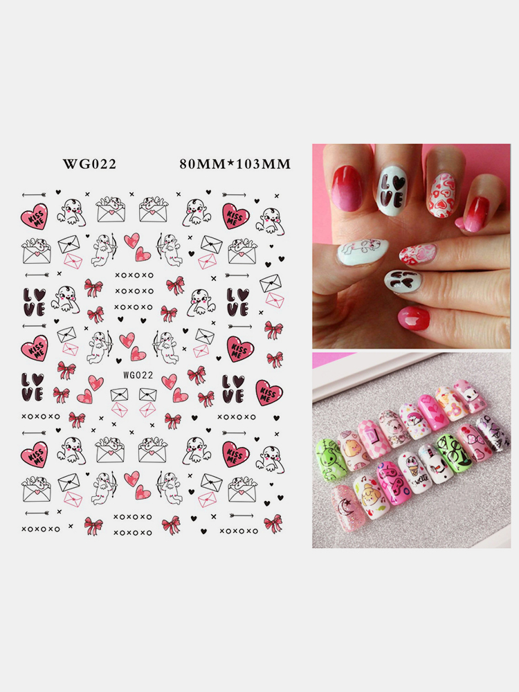 3D-Nail-Art-Stickers-Heart-Colorful-Red-Lip-Nail-Transfer-Decals-Valentines-Day-Tips-1804925-4