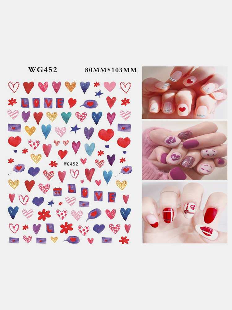 3D-Nail-Art-Stickers-Heart-Colorful-Red-Lip-Nail-Transfer-Decals-Valentines-Day-Tips-1804925-7