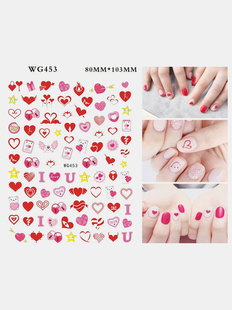 3D-Nail-Art-Stickers-Heart-Colorful-Red-Lip-Nail-Transfer-Decals-Valentines-Day-Tips-1804925-8